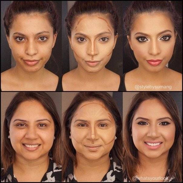 Как уменьшить нос с помощью макияжа - основные правила хорошего контуринга
