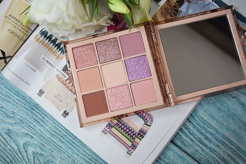 Huda beauty mauve obsessions eyeshadow palette review, photos, swatches