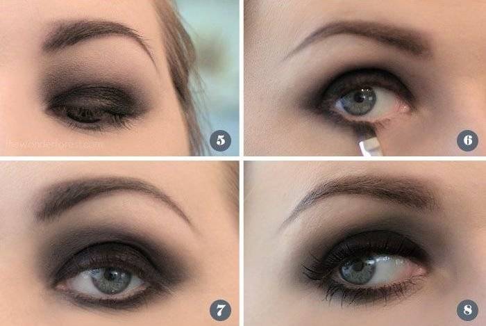 Темный макияж глаз - модные идеи на 100 фото | портал для женщин womanchoice.net