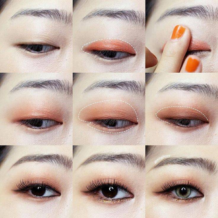 Удивительный корейский макияж (45 фото)