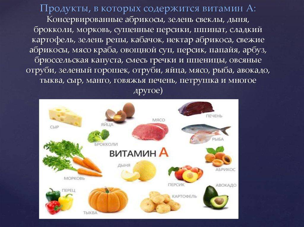 В каких продуктах содержится витамин к: список продуктов