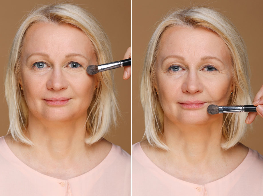Особенности возрастного макияжа 50+ – поэтапные фото- и видеоуроки макияжа женщин после 50-ти