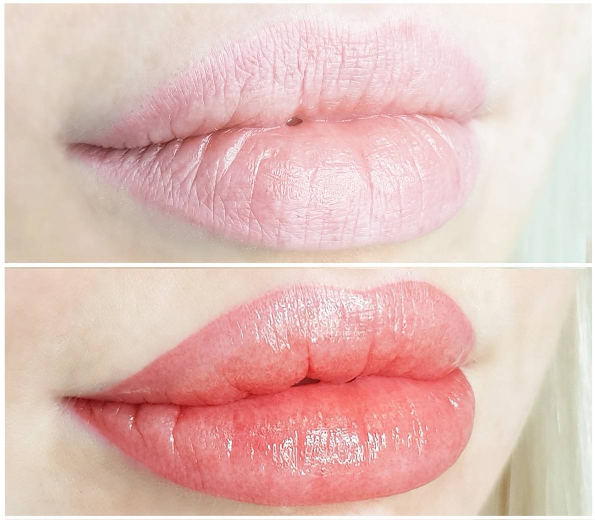 Татуаж губ с растушевкой - натуральный цвет, фото до и после, отзывы