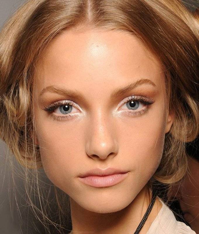 Уроки естественного макияжа “нюд” для русых девушек