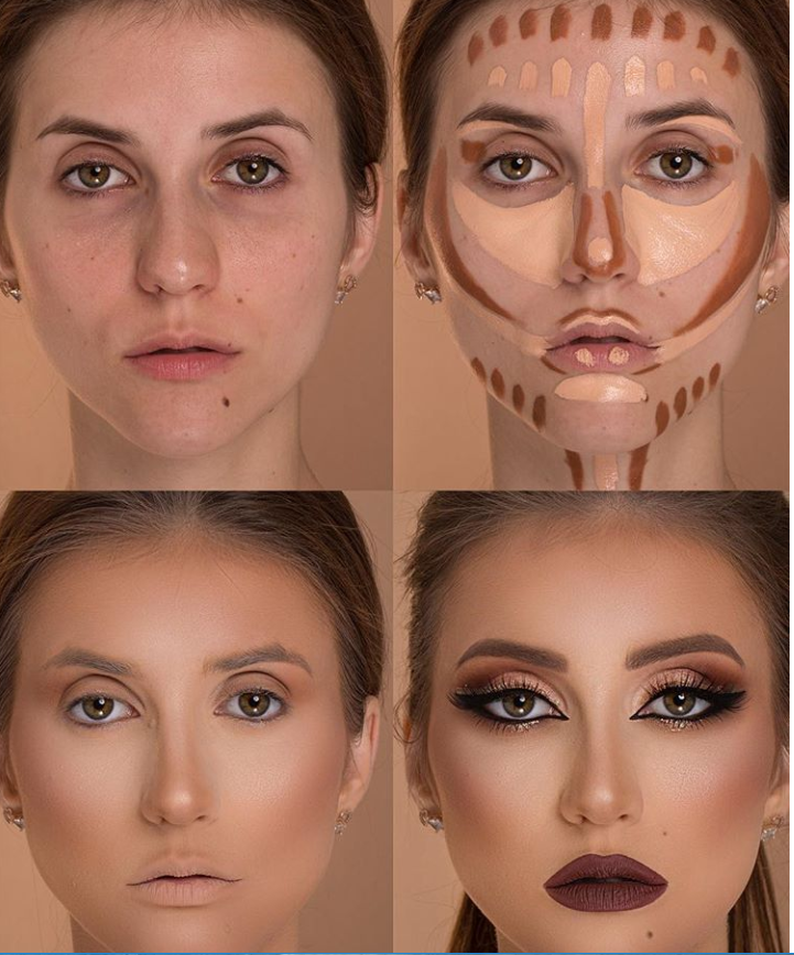 Правильный макияж пошагово с фото тон лица - полная инструкция
