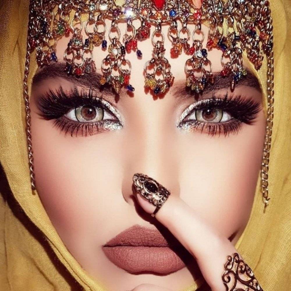 Восточный макияж: как сделать, арабский, индийский, японский, пошагово