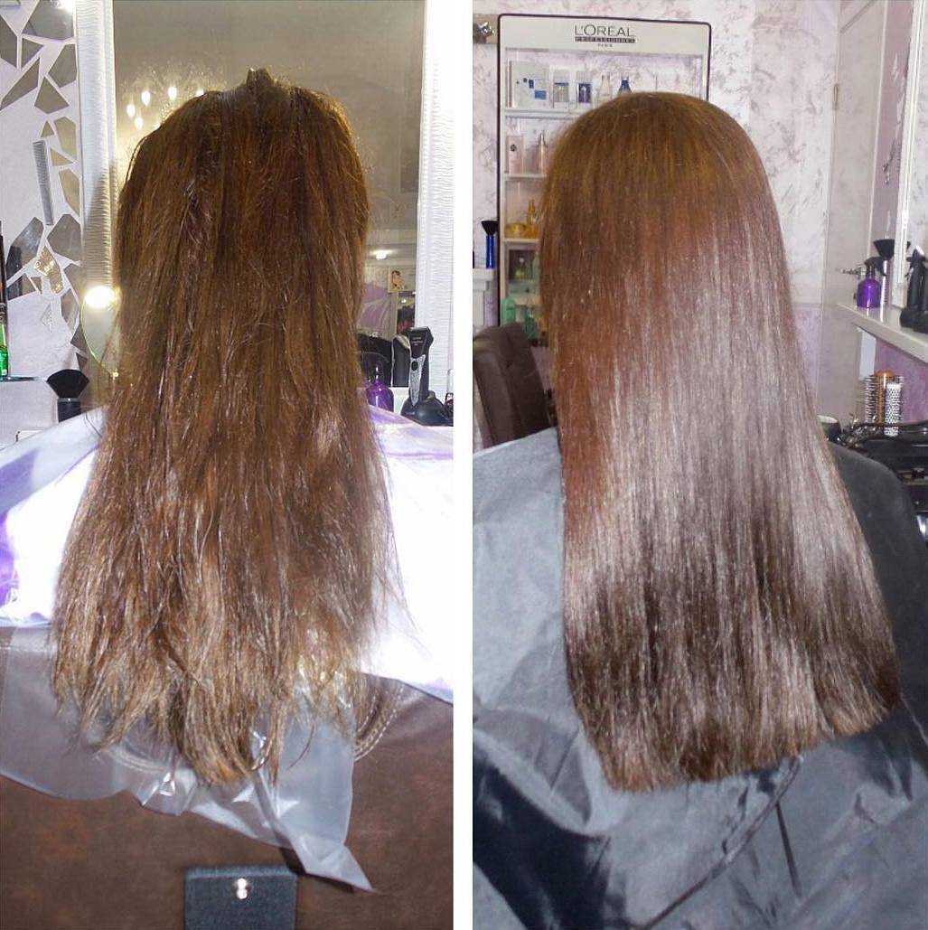 Глазирование волос: эффект до и после, техника выполнения процедуры