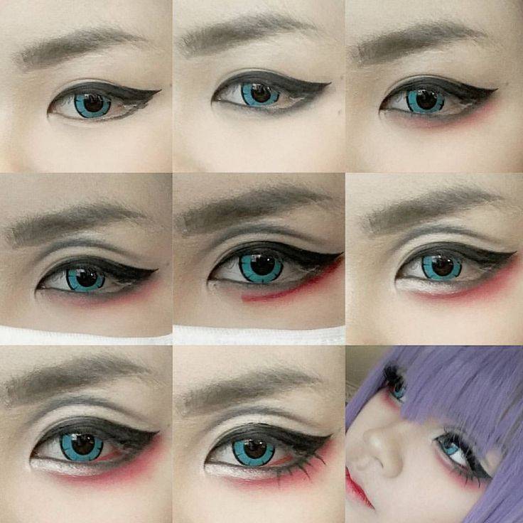 Макияж в японском стиле и аниме, как создать азиатский разрез глаз