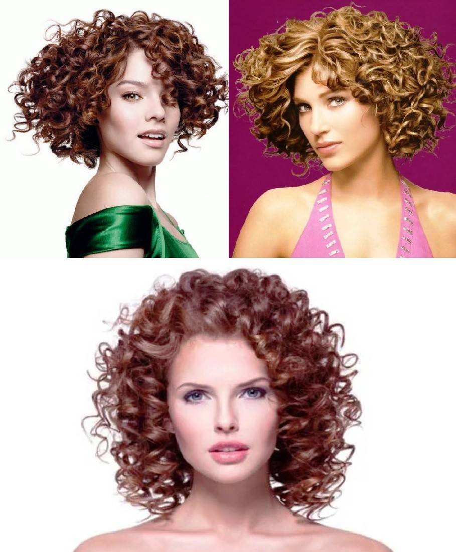Химия на средние волосы, ее разновидности, фото до и после