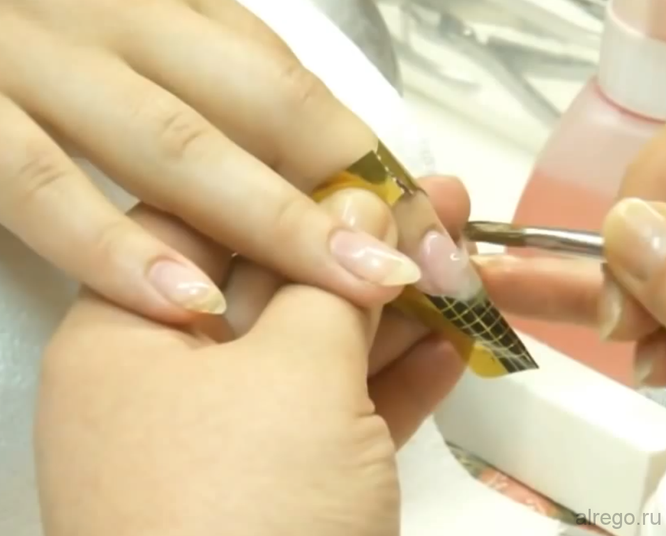 Как делать коррекцию нарощенных ногтей