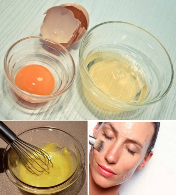 Подтягивающая маска для лица с желтком яйца