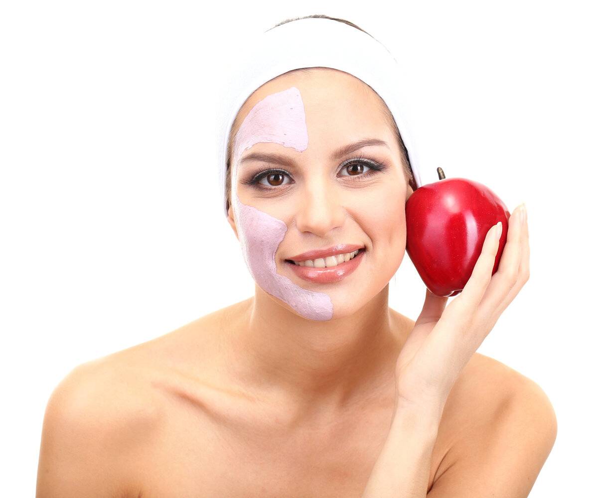 Маски из яблок для лица: польза, рецепты, эффект