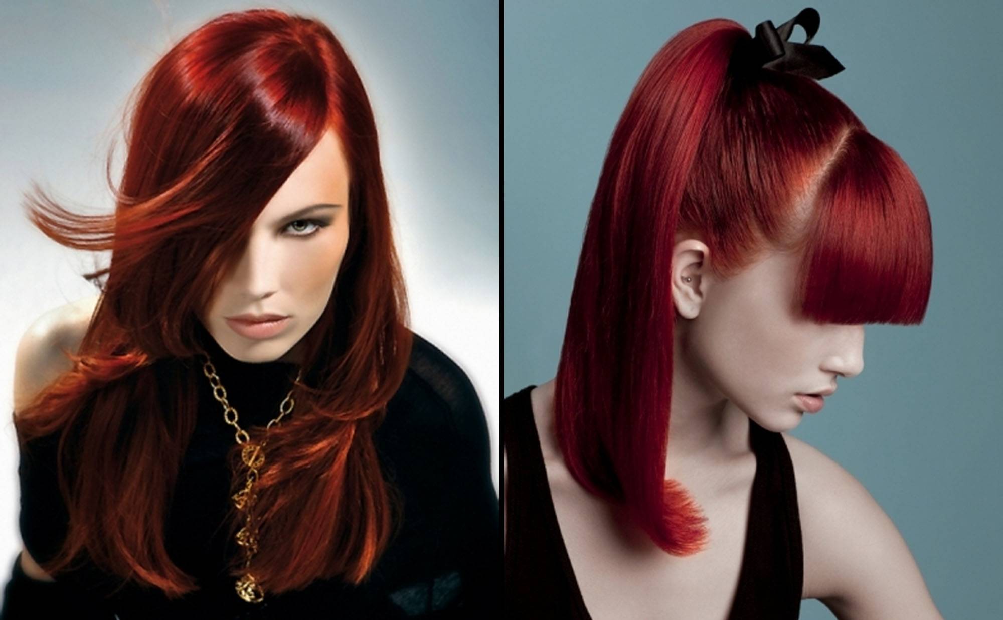 Красный цвет волос: кому идёт, оттенки и техники окрашивания