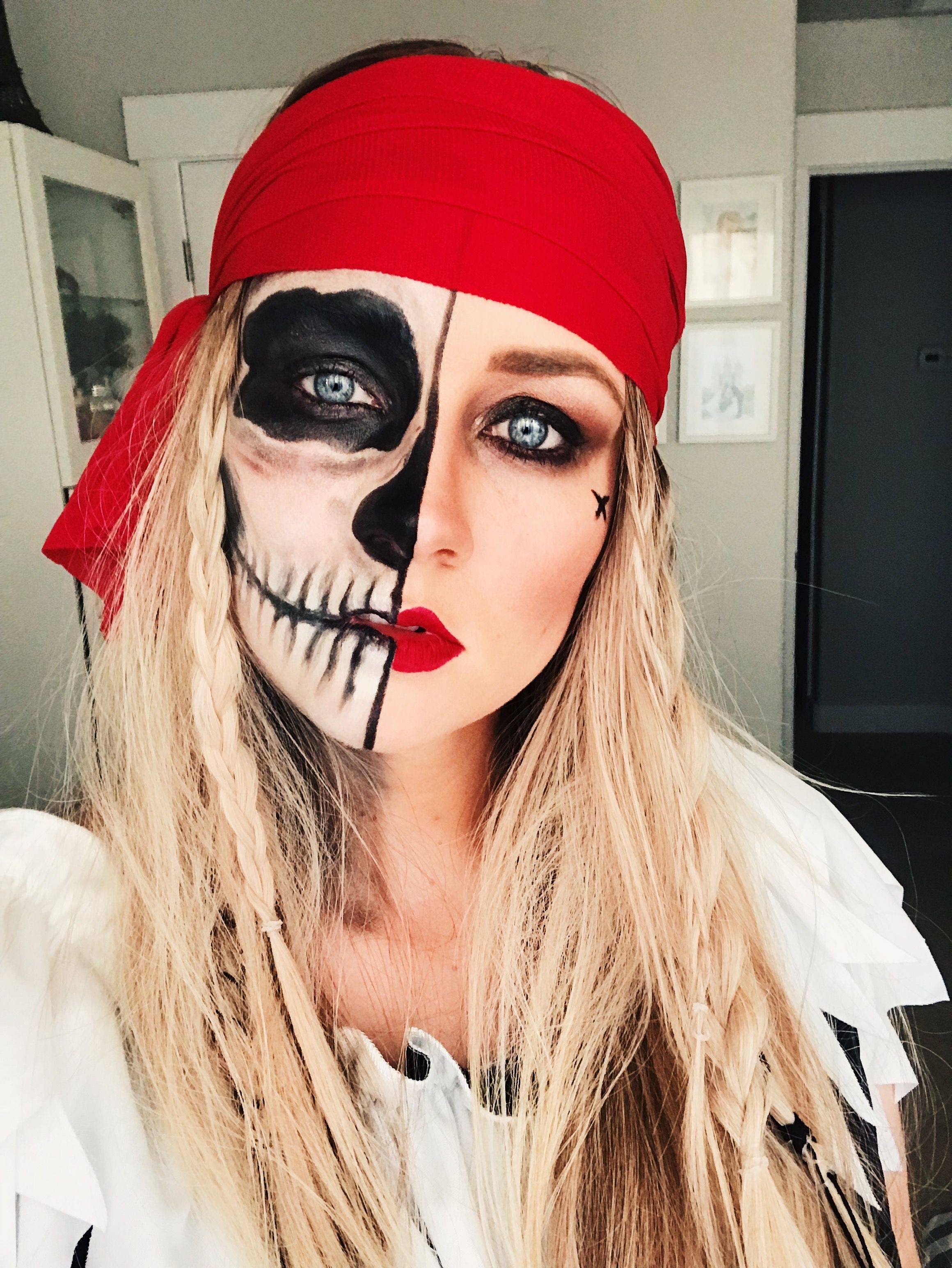 Образ пирата для девушки макияж