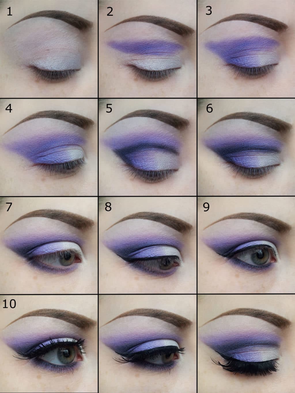 Фиолетовый макияж: как сделать макияж с фиолетовыми тенями