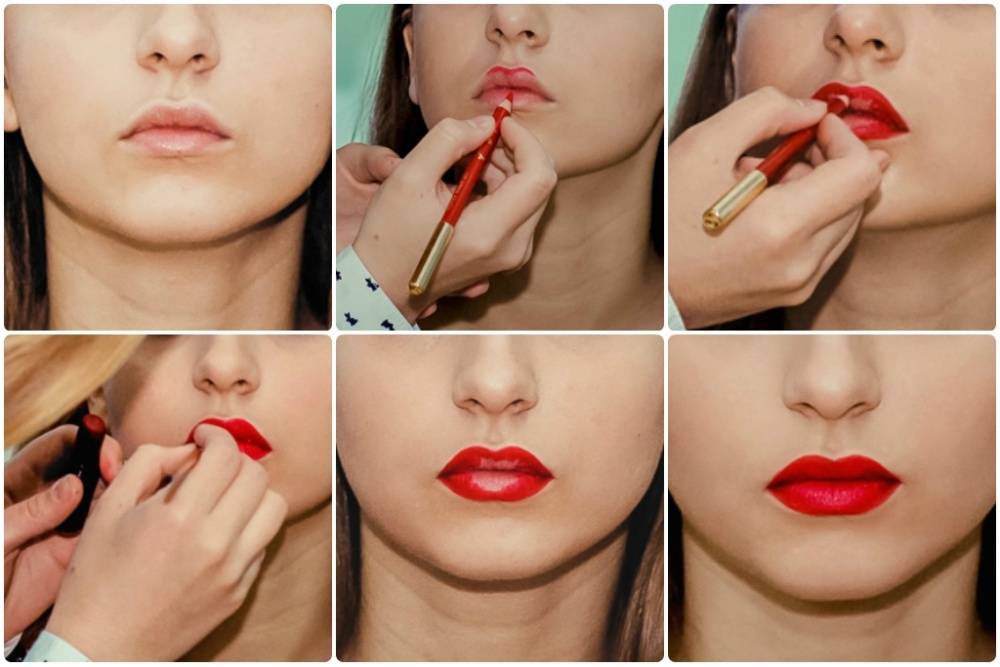 Как правильно и красиво накрасить губы и наносить помаду?