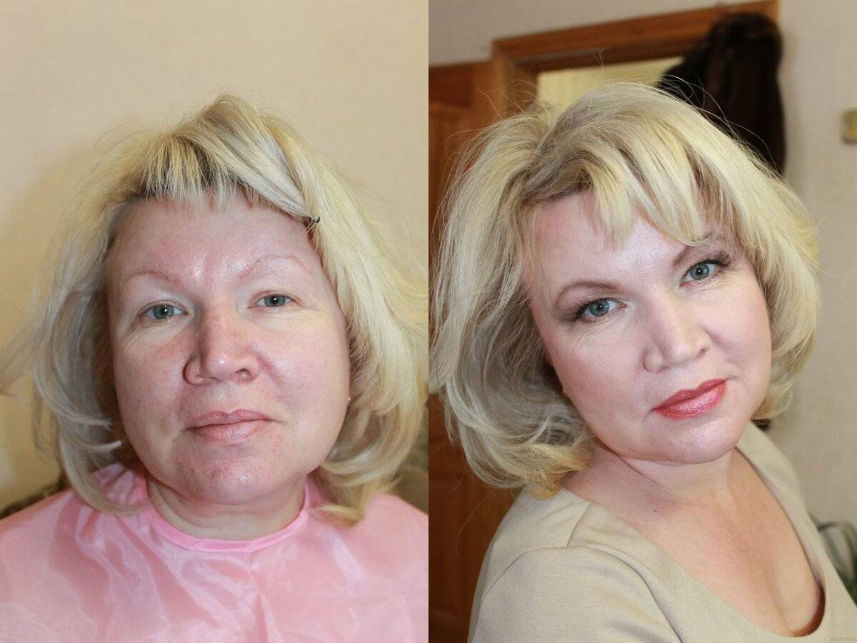 Антивозрастной омолаживающий макияж кому за 40 - фото пошагово