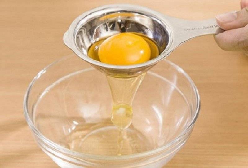 Маска из белка и желтка яйца для лица от морщин яичная