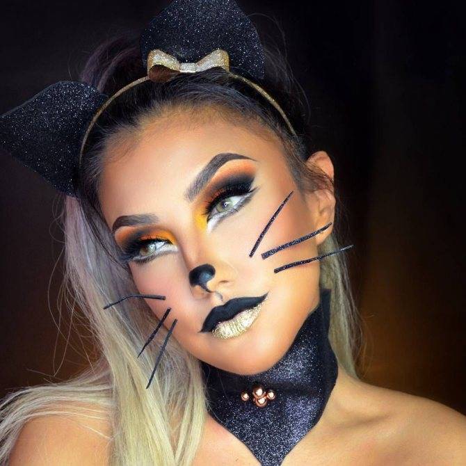 Макияж на хэллоуин для взрослых и детей 7-12 лет: как самому сделать макияж вампира, ведьмы, скелета, куклы или кошки для вечеринки в честь хэллоуина