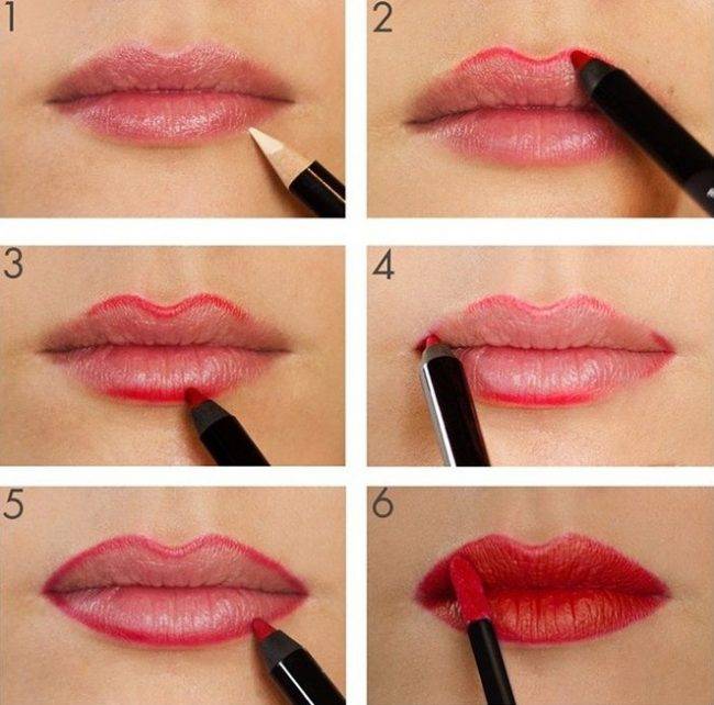 Карандаш для губ: как выбрать и пользоваться карандашем для губ, как правильно наносить