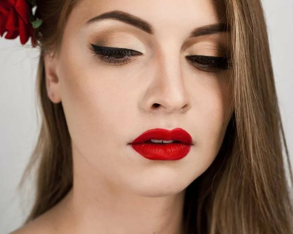 Создай неповторимый образ: макияж с красной помадой | женский портал malimar.ru