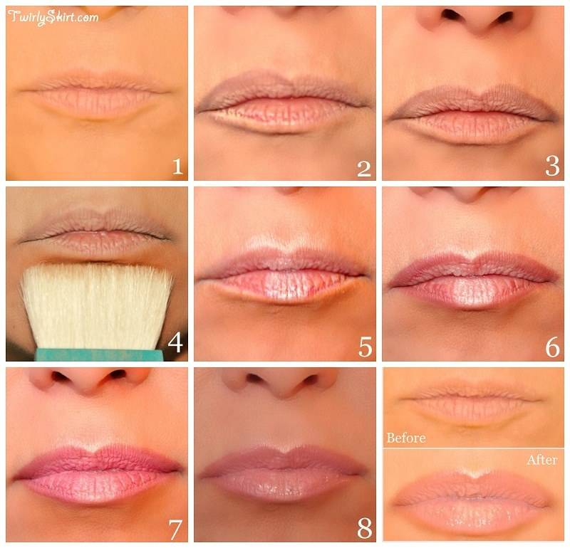 Как сделать губы визуально больше с помощью помады