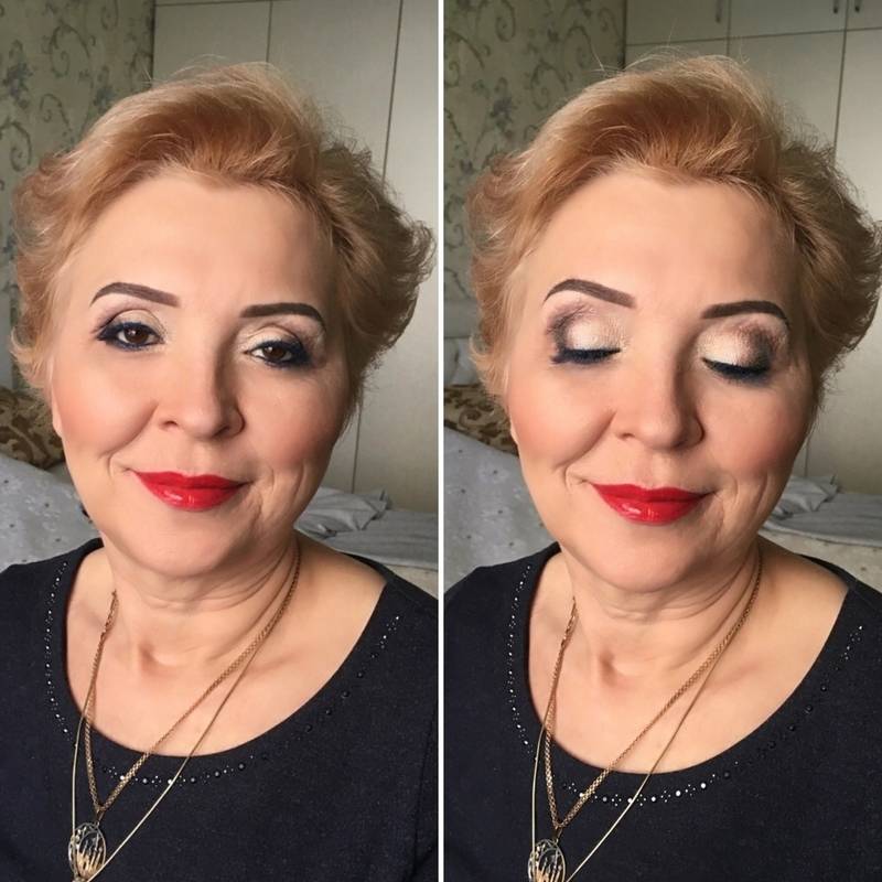 Ошибки в макияже женщин за 45 лет