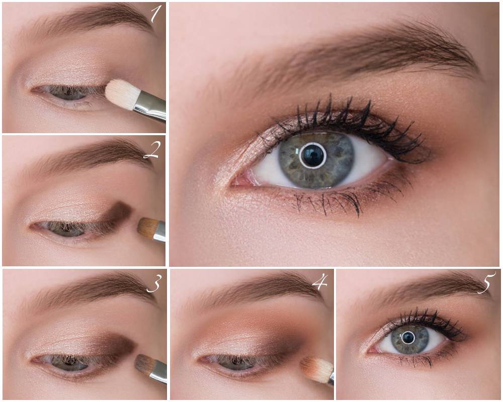 Дневной макияж для голубых глаз в домашних условиях (пошаговое фото и видео)