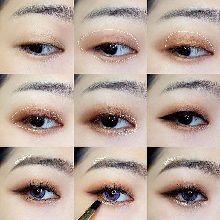 Как нарисовать азиатские глаза девушкам с европейским разрезом