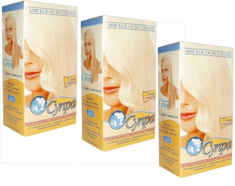 Супра осветлитель для волос - инструкция по применению в домашних условиях, пропорции, как разводить и сколько держать, фото до и после