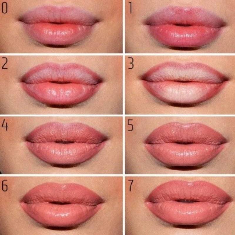 Как визуально увеличить губы с помощью макияжа: пошаговая инструкция с фото