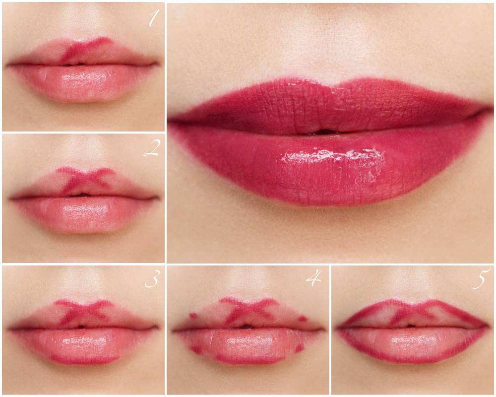 Как правильно и красиво красить губы карандашом: фото и видео