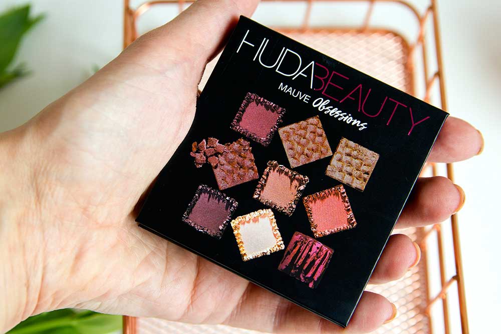 Huda beauty mauve obsessions eyeshadow palette review, photos, swatches