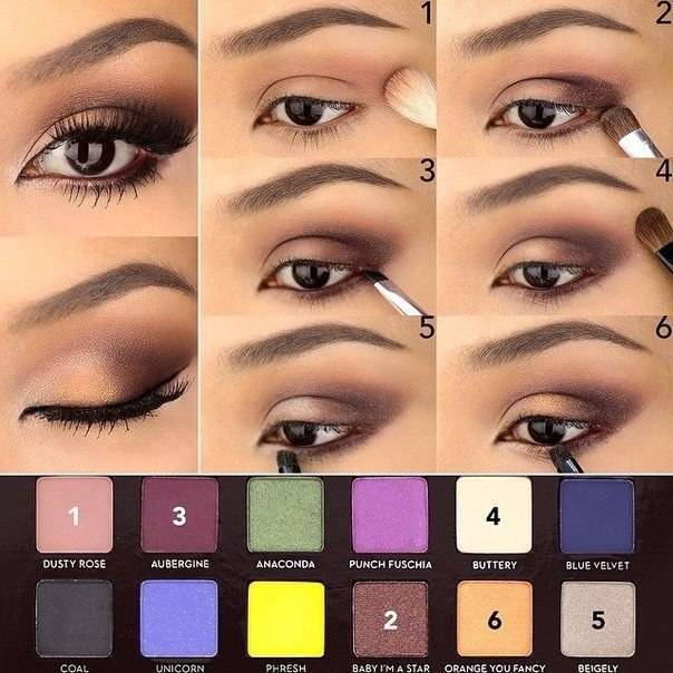 Вечерний макияж для карих глаз: лучшие идеи с пошаговой инструкцией с фото - ladys pages