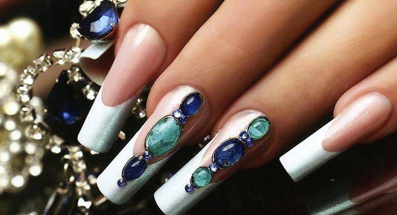 Жидкие камни на ногтях — modnail.ru — красивый маникюр