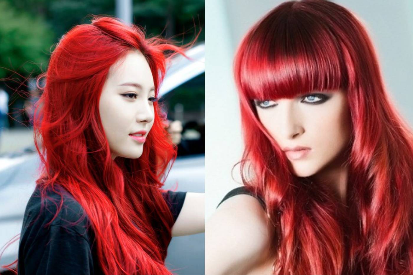 Красный цвет и его самые модные оттенки для окрашивания волос (90+ фото)