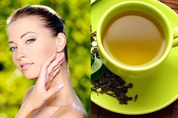 Зеленый чай для лица, польза или вред, применение
