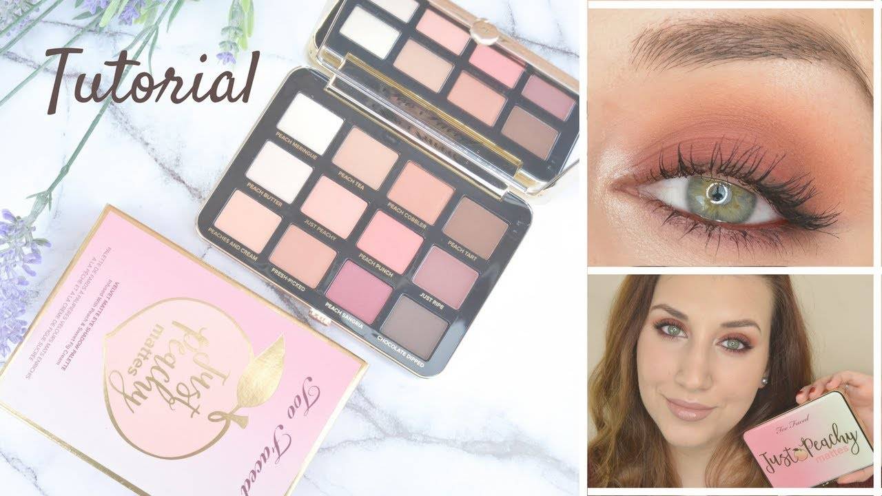 Too faced just peachy mattes eyeshadow palette review + 3 looks