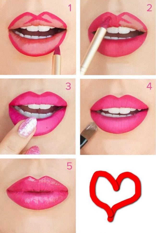 Как правильно подготавливать губы и красить их карандашом