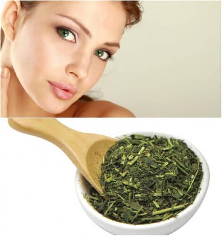 Зеленый чай для лица: полезные свойства, маски
