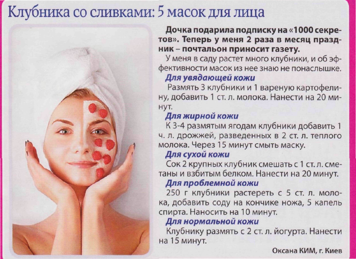 Рецепты омолаживающих масок для лица в домашних условиях