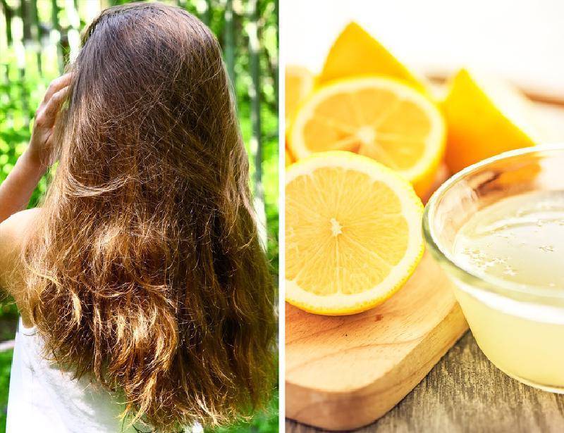 Маска для волос с лимоном для осветления — волосы
