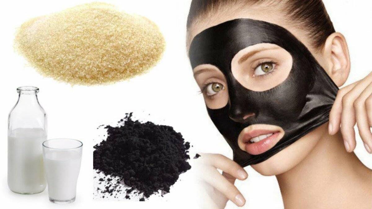 Черная маска для лица, как сделать в домашних условиях