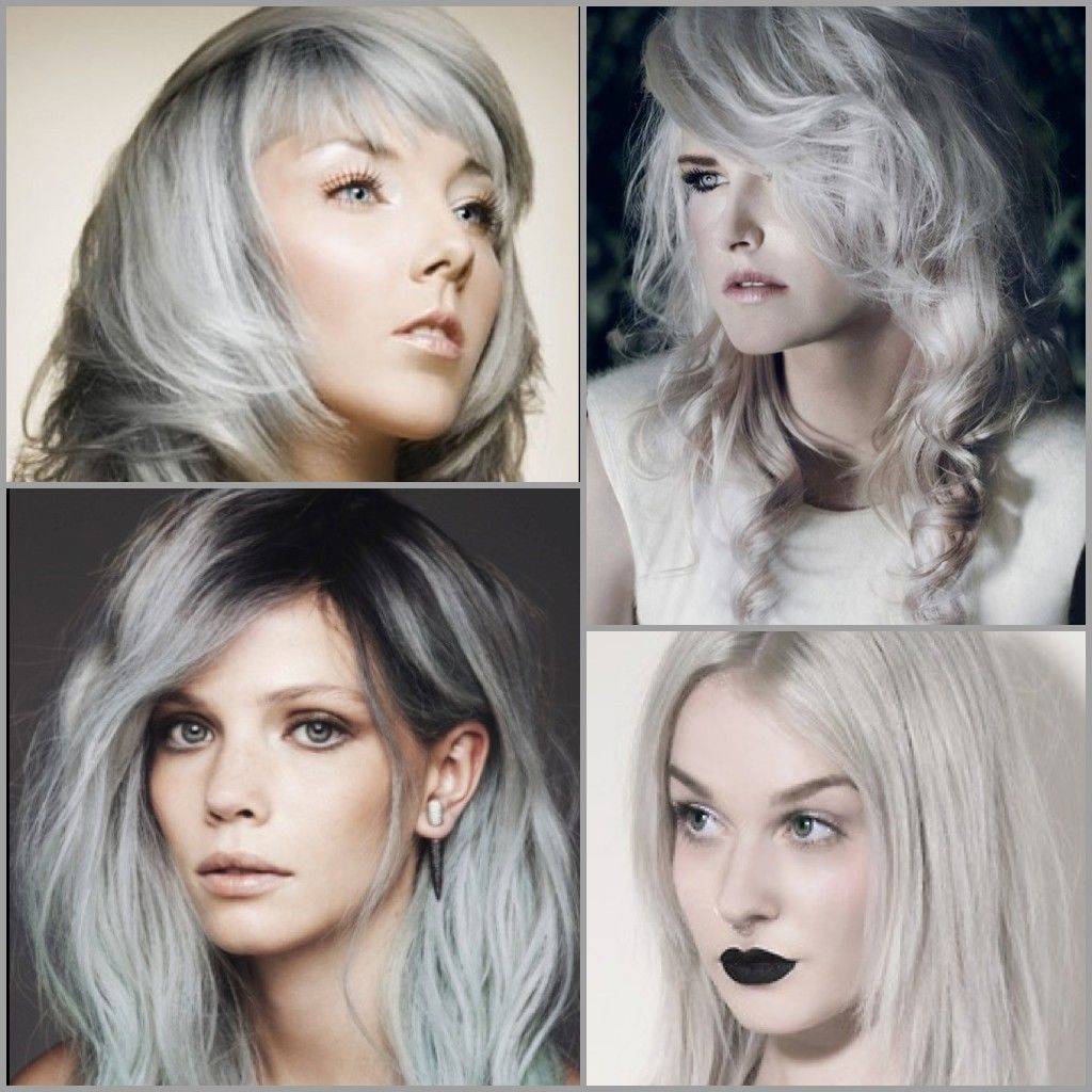Серый цвет волос: более 49 фото оттенков, как выбрать свой