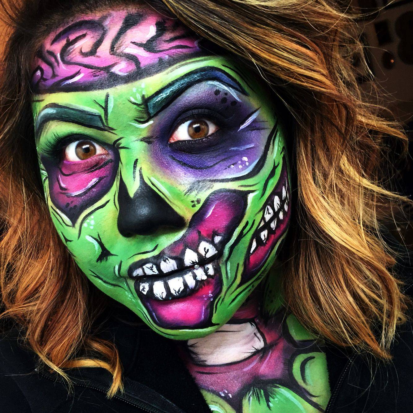 Зомби на хэллоуин грим. макияж зомби на хэллоуин 2019: фото, видео, как сделать своими руками | макияж глаз