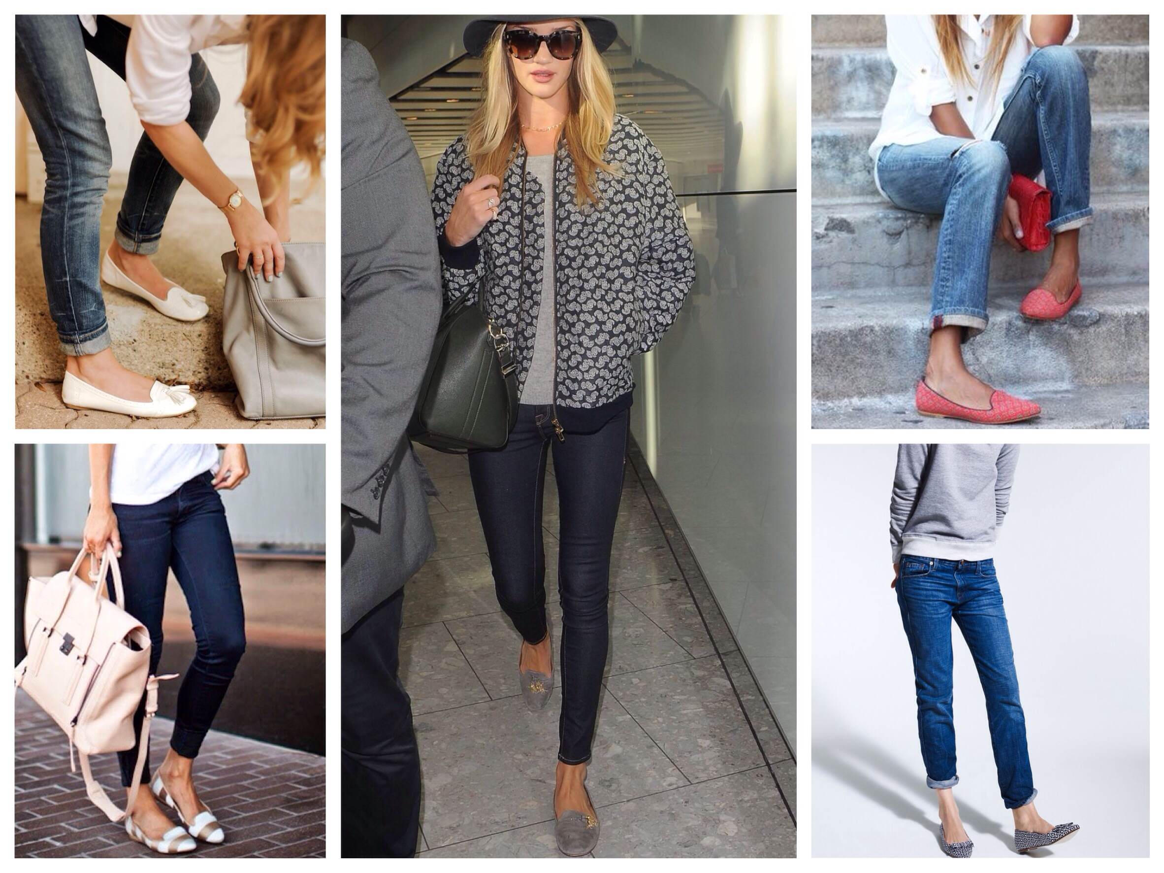 30 образов, как носить джинсы с ботинками женщине