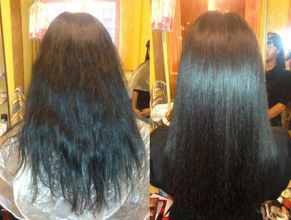 Перманентное выпрямление волос: этапы проведения, плюсы и минусы, уход после химического выпрямления