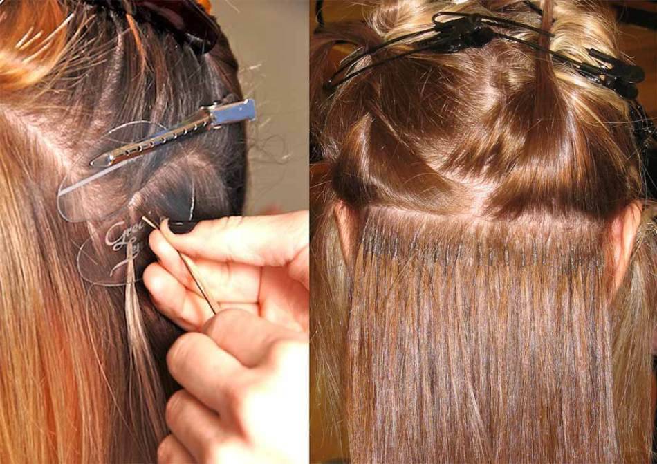 Капсульное наращивание волос с фото и видео