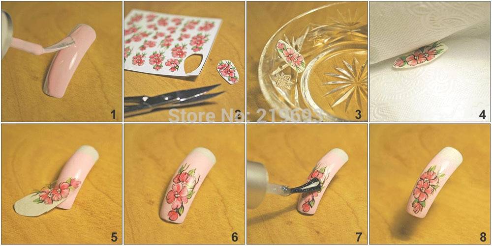 Пошаговое оформление дизайна слайдерами: советы о том, как клеить рисунки на ногти под шеллак