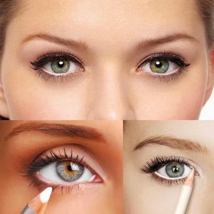 Как увеличить глаза визуально при помощи макияжа и без него - журнал womanem